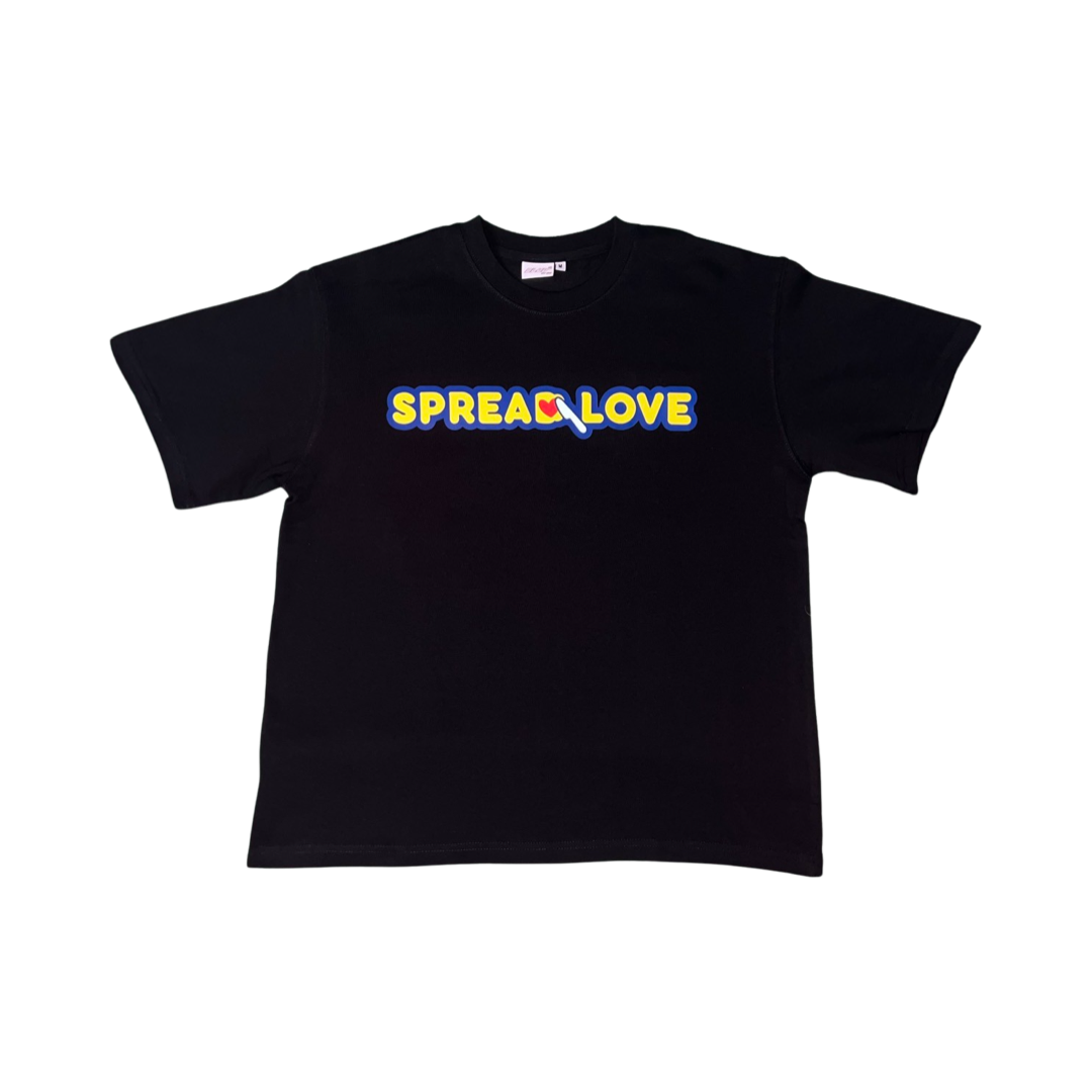 Black Spread Love Tee