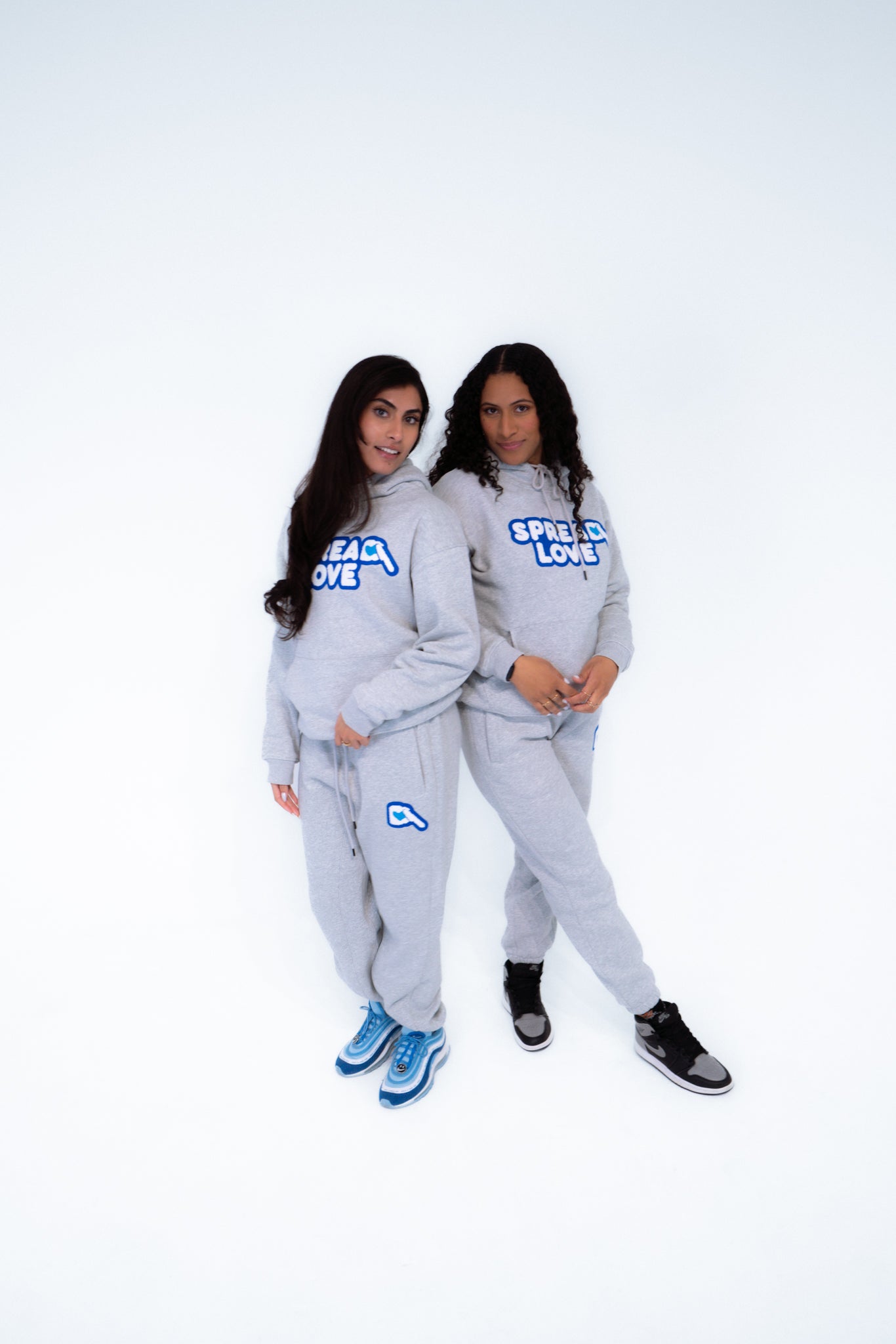 Concrete Blue Spread Love Sweatpants