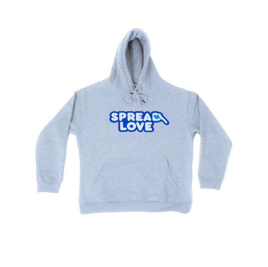 Concrete Blue Spread Love Hoodie